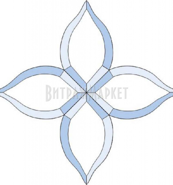 Фацет Decra Bevels DB04 / RB234 дверной набор