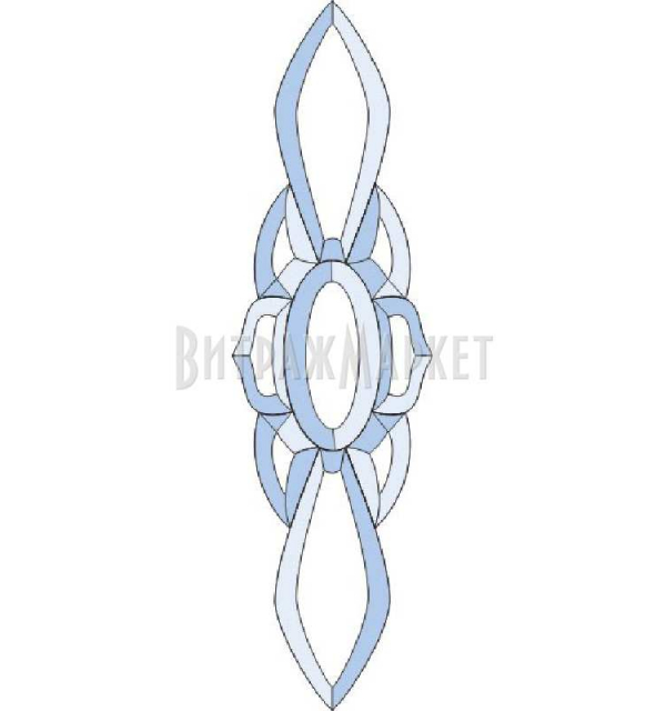 Фацет Decra Bevels DB165 / RB302 дверной набор