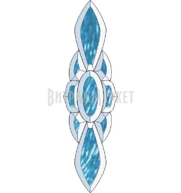 Фацет Decra Bevels DB165G / RB402 дверной набор