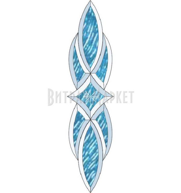 Фацет Decra Bevels DB171G / RB459.2 дверной набор