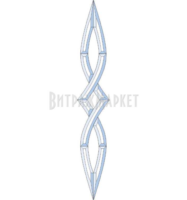 Фацет Decra Bevels DB245 / RB259 дверной набор