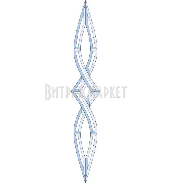 Фацет Decra Bevels DB246 / RB259.2 дверной набор