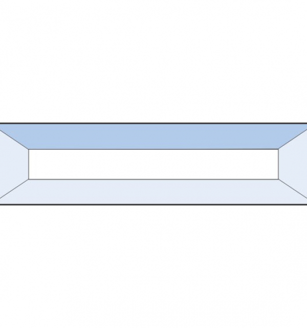 Фацет Decra Bevels DB252 / RB122 прямоугольник