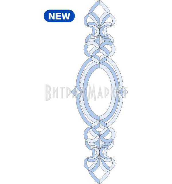 Фацет Decra Bevels DB336 дверной набор