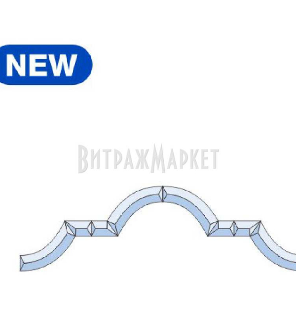Фацет Decra Bevels DB350 дверной набор