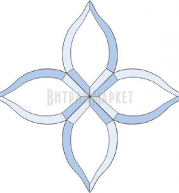 Фацет Decra Bevels DB04 / RB234 дверной набор